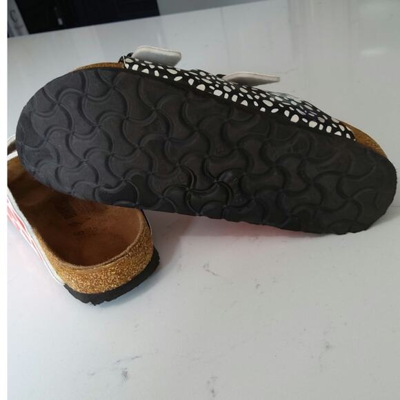 Rare limited edition Birkenstock sandal 2 tone Dot womens 36 boho artsy festival - Picture 6 of 8